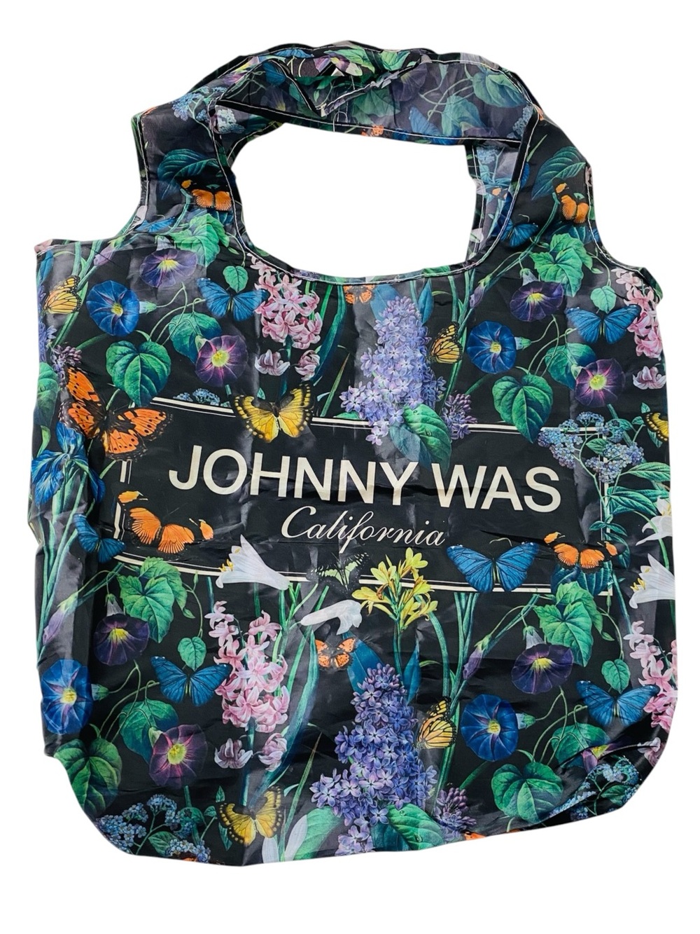 Johnny Was California Reusable Nylon Tote 17.5” x 13” x 4”